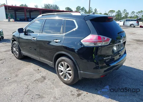 2015 Nissan Rogue Sv из США, поврежденный, VIN 5N1AT2MT2FC764897